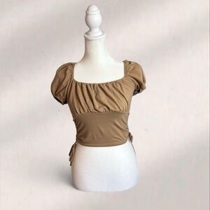 Hollister Tan Crop Top